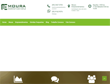 Tablet Screenshot of mouraempreendimentos-ce.com.br
